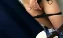 Horny Young Couple's Secret Masturbation in Fitting Room