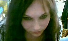 hey, look at this charming brunette flashing her firm boobs online!