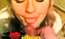 Cute Chubby Blonde Girlfriend Sucks Her Man In Pov