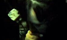 Brunette Girlfriend Sucks Her Man's Cock In POV While Clothed And Submissive