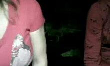 Divas flash their natural tits on webcam for a private show