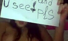 brunette teen slut showing her shaved pussy on cam? watch now!