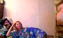 Two cute lesbian friends tease each other on webcam show.