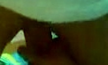 girlfriend tugs cock and rides in pov