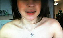 Horny brunette intensely fingers her pussy and ass on webcam