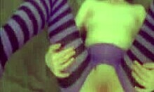 i sucked my kinky boyfriend's cock while he wore a mask and pantyhose