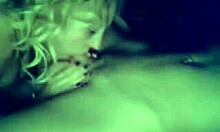 I love my charmng blonde girlfriend gobling my big cock passionatly