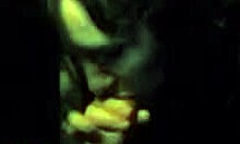 Brunette Girlfriend Sucks Her Man's Cock In POV While Clothed And Submissive