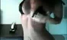 hottie dances in stockings