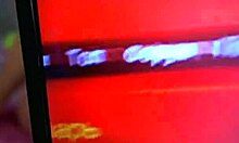 sensual young brunette in socks teases naked on homemade cam