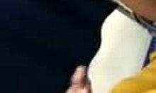 Horny Young Couple's Secret Masturbation in Fitting Room