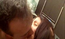 Cute petite brunette delivers homemade POV oral