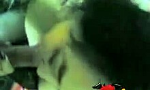 Submissive brunette girlfriend gives passionate oral in bedroom pov