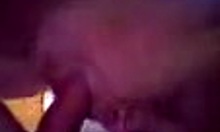 I watch mature blonde suck my cock