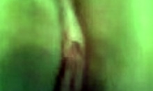 naked slut fingers pussy in stockings, moaning 😍