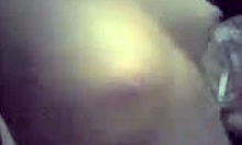 The naughty Russian cutie strips and shows her ass to her best friends on the bed.