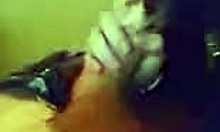 Teenage Hottie Blows Boyfriend's Gigantic Dick