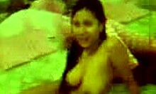 CUTIE WITH BIG TITS ADORES PLEASING HER BOYFRIEND WITH BLOWJOB AND DOGGYSTYLE!