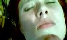 redhead girlfriend teases with wild pov sucking on thick cock. what’s her secret?