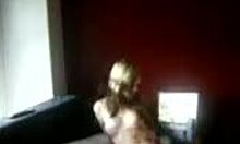 irresistible russian diva strips and masturbates