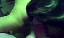 Short haired diva enjoys a relaxing oral session with homemade couple activities