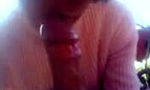 I showd my girlfriend how to suck bfs cock proper in public outdoor.