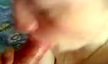 glamorous mature wife enjoys intimate moment with husband