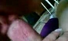 i'm so aroused, i masturbate my spread pussy then get fucked with oral and handjob in pov homemade.