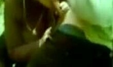 Glamorous Chick Kneels For Homemade Blowjob