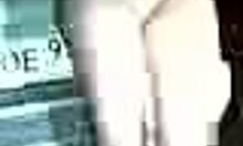 hey, you gotta see this naughty amateur slut getting her shaved pussy slammed outdoors hard!