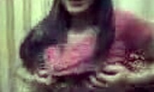 kinky teen sweetie showing her amazing boobs