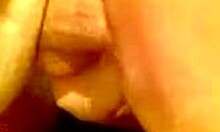 Girlfriend gags on boyfriend's small 18+ cock deep