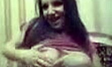 kinky teen sweetie showing her amazing boobs