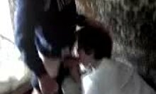 amateur sex with mature babe and two studs