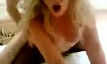 amazing girlfriend goes wild with deepthroat and blowjob on big cock.