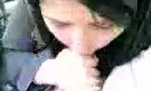 Amateur Emo Girlfriend Sucks Cock In Car
