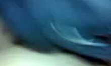 Girlfriend sharing intimate moments in bed