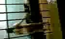 Imprisoned amateur babe showing her tits and ass in prison 😈