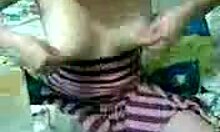 gorgeous babe teasin’ with her huge natural boobs