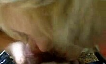 Dazzling Blonde Diva Sucks Boyfriends Big Dick