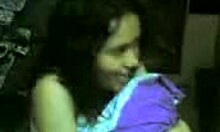 I saw this Indian babe getting fingered by two guys in a home made clip.