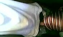 Sexy arabian hottie exhibitionist sucks boyfriend's cock in public homemade blowjob scene.