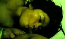 Tanned Iranian hottie bangs hard in amateur bed action