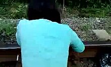 Russian Amateur Girlfriend Fucked Publicly Outdoors