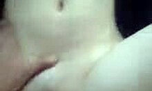 Petite Asian girlfriend enjoys a gentle session with her boyfriend