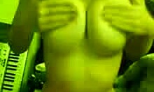 russian diva showing her big natural tits in a homemade clip 😘