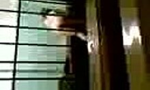 Imprisoned amateur babe showing her tits and ass in prison 😈