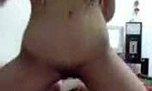 my ex girlfriend flaunts her sexy curves solo