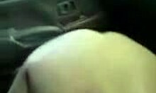 Horny Girlfriend Blows Bf's Cock In Car