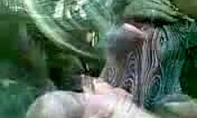 Girlfriend Sucks Boyfriend's Hard Cock In Car.